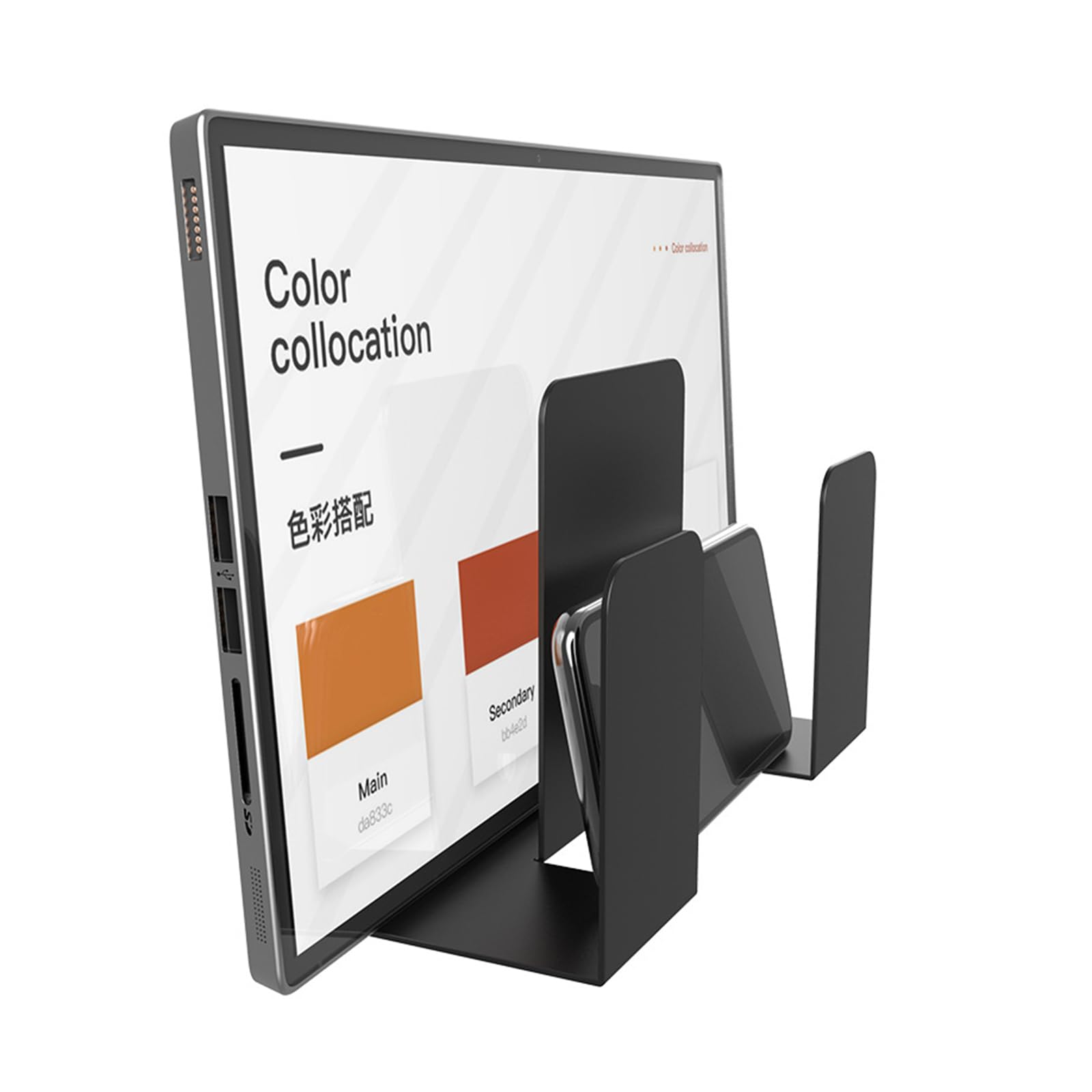 Tablet and Laptop Wall Organizers Wall Mount Stand with Protective Foam for Under 4cm Thickness 4