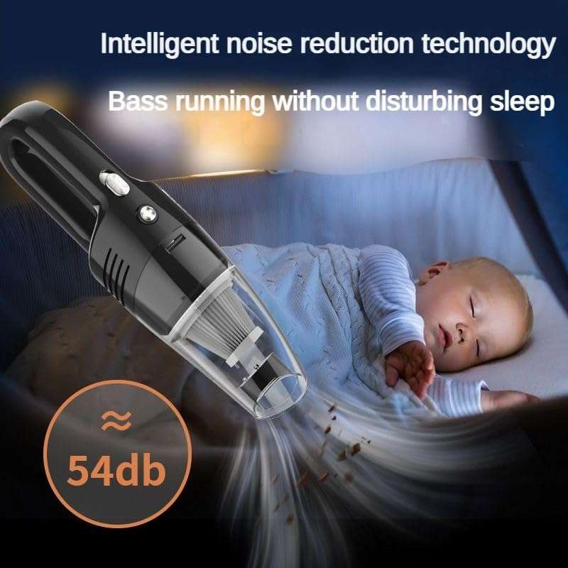 REXERA Wireless Handheld Portable Car Vacuum Cleaner 2 in 1 | USB Rechargeable 2X High Power Cordless Mini Car Vacuum Cleaner Traveling Car and Home Dual Purpose Vacuum Cleaner (Multy) 5