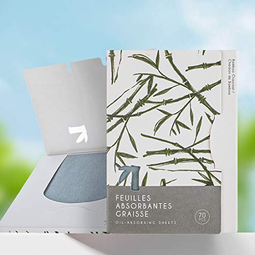 Miniso Oil-Absording Sheets Blotting Paper,70 pics× 2 boxes, total 140 pics,Clean of Excess Facial Oil- tissues 3