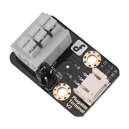 Hilitand DS18B20 Water Temperature Sensor Adapter Transducer Module with Waterproof Probe Pluggable Terminal Adapter 5