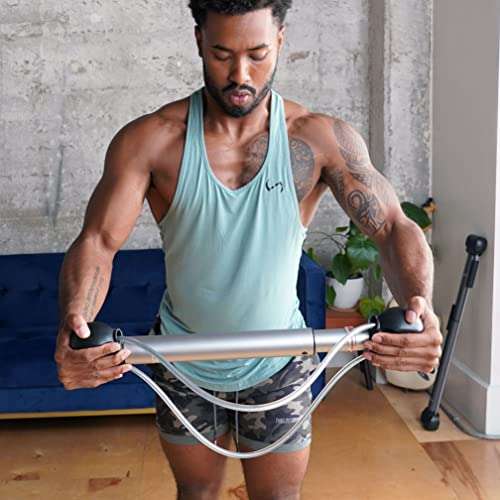 Bullworker Bow Basic 28" | Isometric Strength Training Equipment for Total Body Fitness, Portable Home Gym with Variable Resistance 2