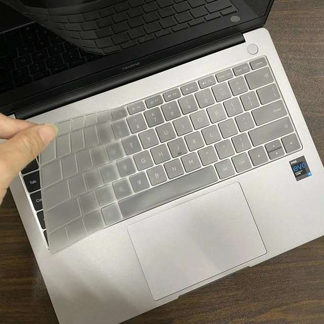 iCare Keyboard Protector 2023 MacBook Air15 M2 Chip A2941 Ultra-Thin Desktop PC Silicone Keyboard Cover Silicone Cover (Clear) 6