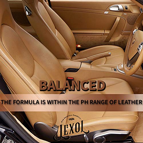 Lexol Leather Cleaner and Conditioner and Sponge Kit, For Use on Leather Apparel, Furniture, Auto Interiors, Shoes, Handbags and Accessories 6