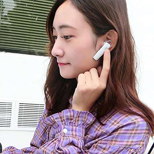 Shopjet Wireless Bluetooth For HTC Desire 826x, HTC One E8, HTC One M8 Eye, HTC One S9, HTC One, HTC Desire 500, HTC One S, HTC Desire 210, HTC Desire 526G Plus, HTC Desire 310 Single Ear One Ear truly Ultra stylish wireless Noise isolation mic buttons K1 Gaming Earphones Headphone Talk time and long standby Hi-Fi sound hands free calling Long Battery Life - ( NE.C1, White ) 6