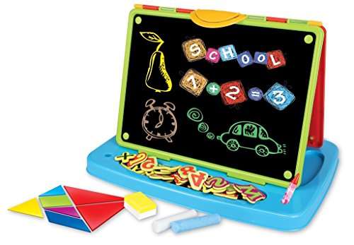 Toys Bhoomi Educational Double-Sided Kid's Portable Learning Easel with Magnetic Drawing WhiteBoard & Writing Blackboard 2