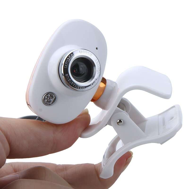 Ubersweet® Clip-on Web Camera for Computer PC Laptop | Color- White 4