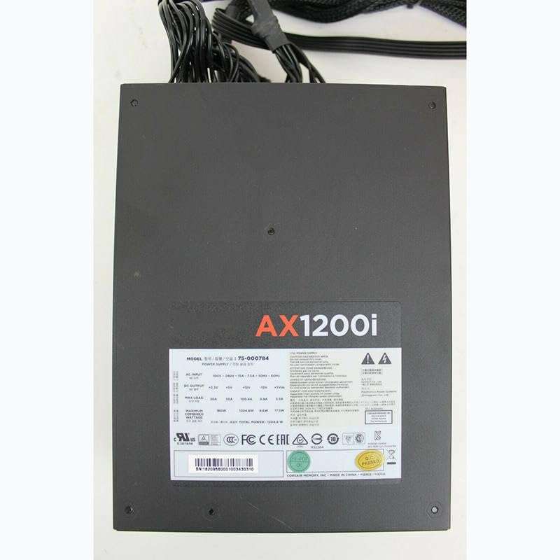 AX1200i for Platinum Full Module 1200W Model:75-000784 12 Graphics Cards 8p Support 6 Cards 5