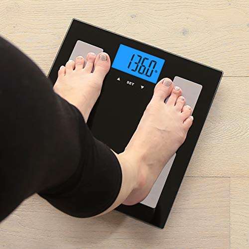 Escali Complete Health 2.0 Body Composition Scale with Bioelectrical Impedance Analysis Technology, Measures Body Fat Percentage, Body Water, Lean Muscle & Total Bone Mass, Black 3