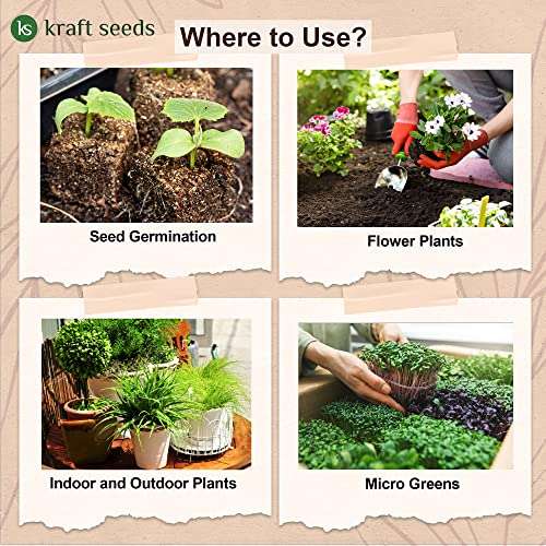 GATE GARDEN Cocopeat Brick (650gm) - Expands To 3.5 Kg Powder 5