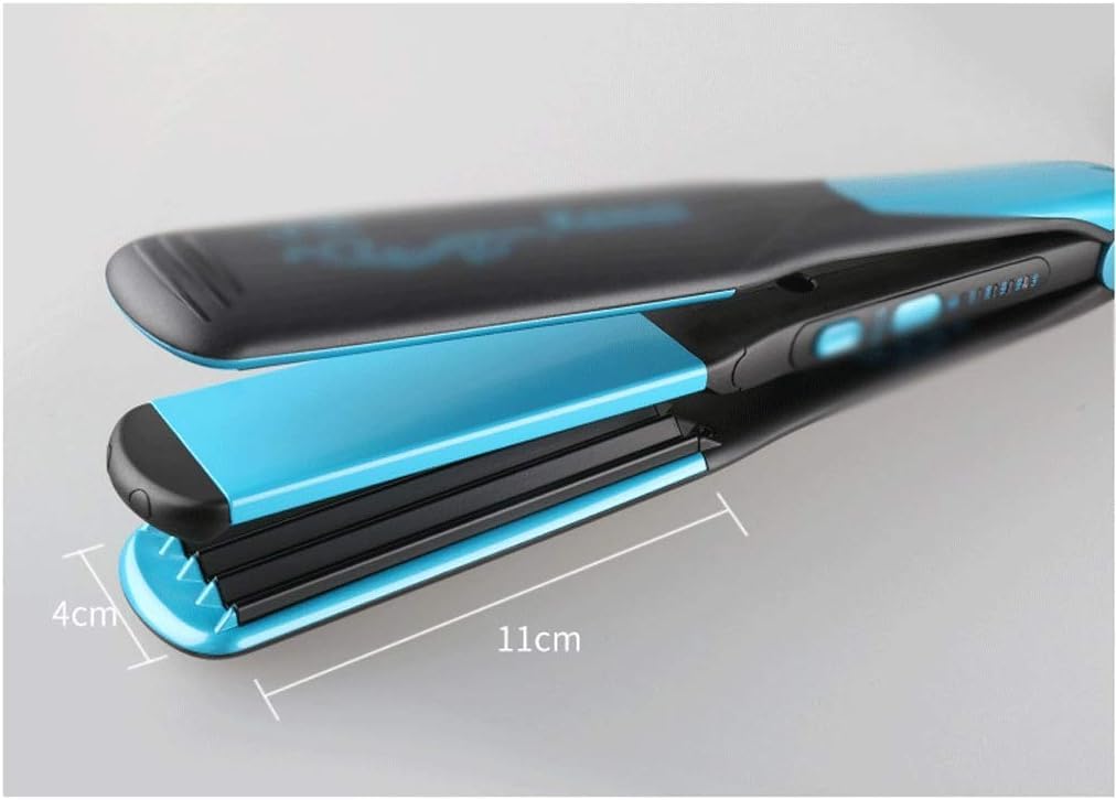 NANZU Tourmaline Ceramic Ionic Flat Iron Hair Straightener Straight roll Dual-use Curling Iron Dual Voltage 3