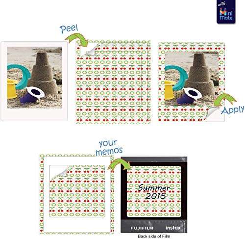 Fujifilm Instax Square SQ1 Instant Camera Chalk White with Carrying Case + Fuji Instax Film Value Pack (40 Sheets) Accessories Bundle, Photo Album, Assorted Frames + More 5