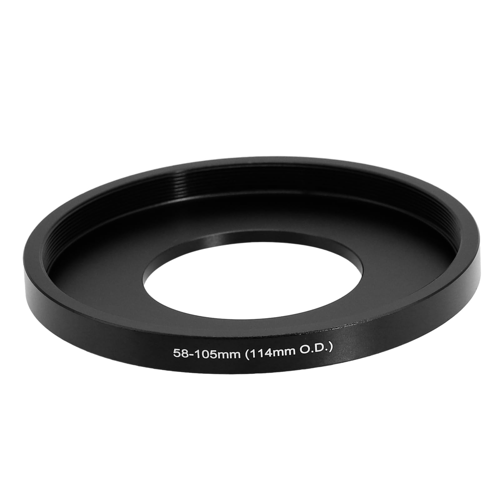 LingoFoto Camera Lens Adapter Ring 46/48/49/52/54/55/58/60/62/67/72/77/82/86/95/105-105mm Step up Ring for 46mm Camera Lens to 114mm OD Matte Box Lens Mount (58-105/114mm) 1