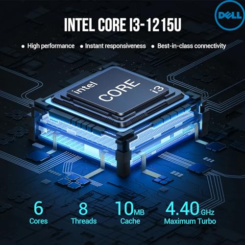 Dell Inspiron 15 3000 Laptop Computer, FHD 15.6 Laptop with Microsoft Office Included Lifetime, Intel 6-Core i3 Laptop PC Notebook, 24GB RAM 1TB SSD Windows 11, 10-Key Number Pad|WiFi 6|USB-C|Webcam 3