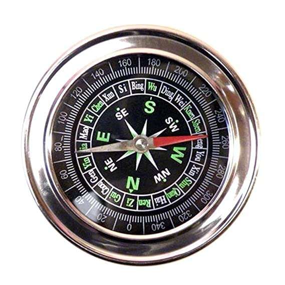 Levin Stainless Steel Directional Pocket Magnetic Compass 1