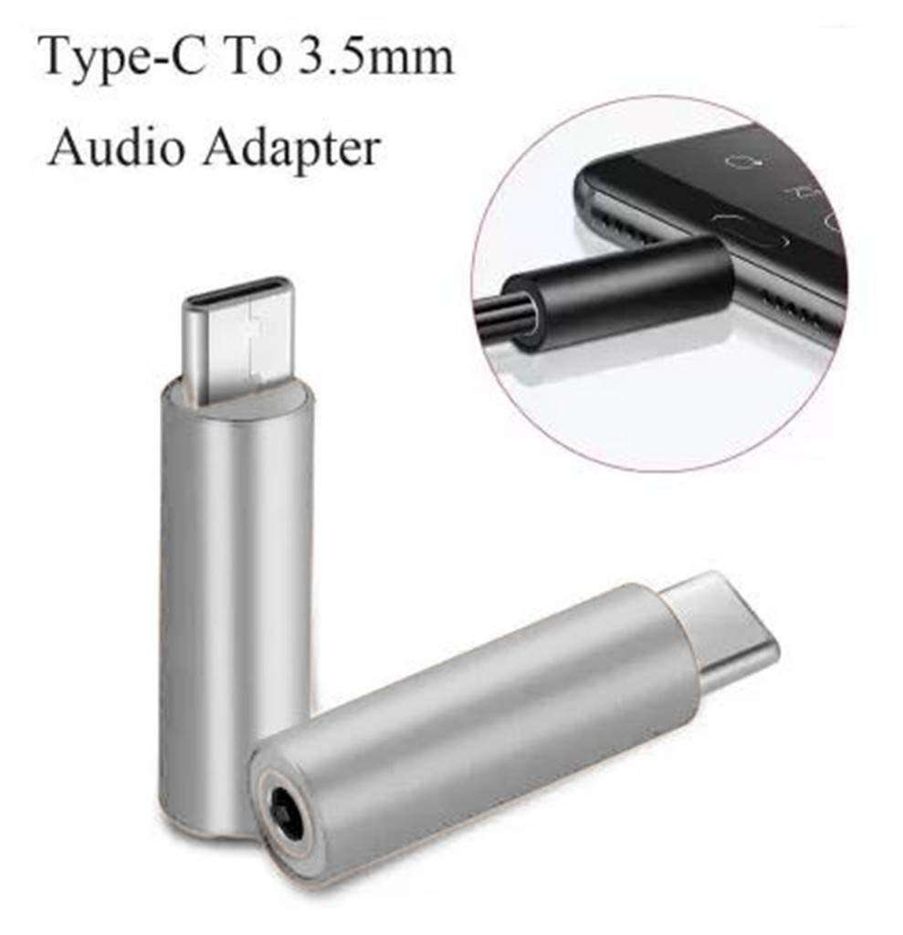 Multicolor USB Type C to 3.5mm Jack Converter Audio Adapter, Type-C - Set of 1 3