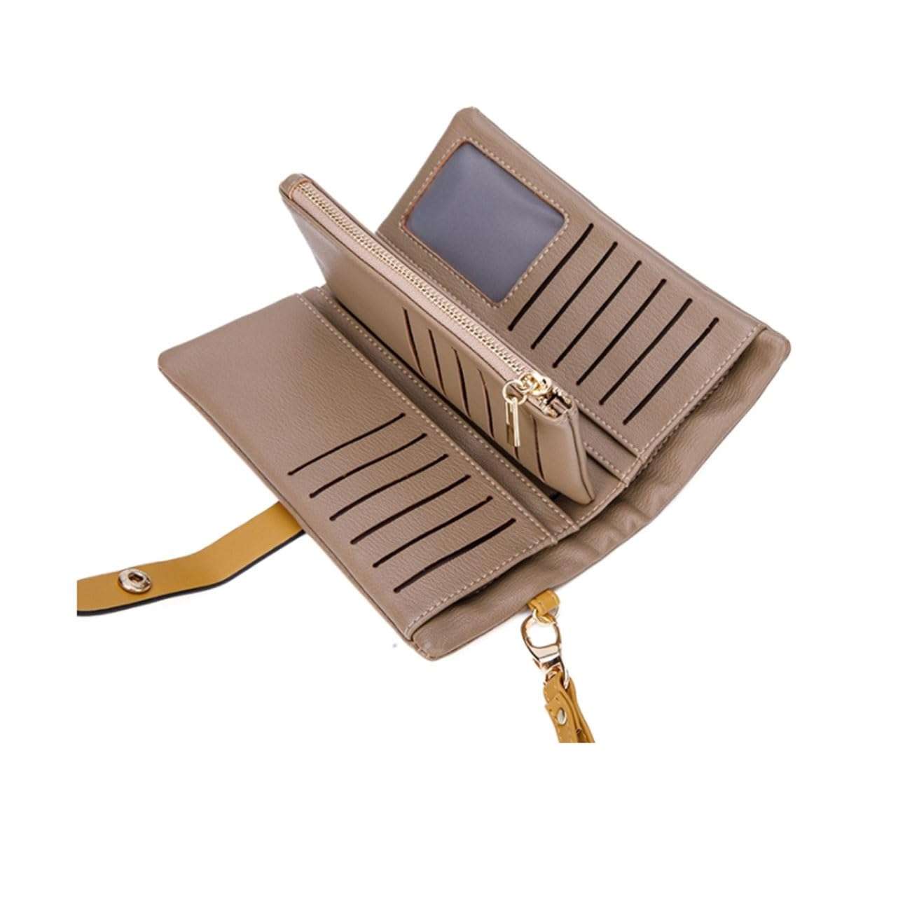 CambOs Women's Purses Wallets Blocking Wallets Handbags Leather Long Money Clips Business Card Cases (Size : Red) 4