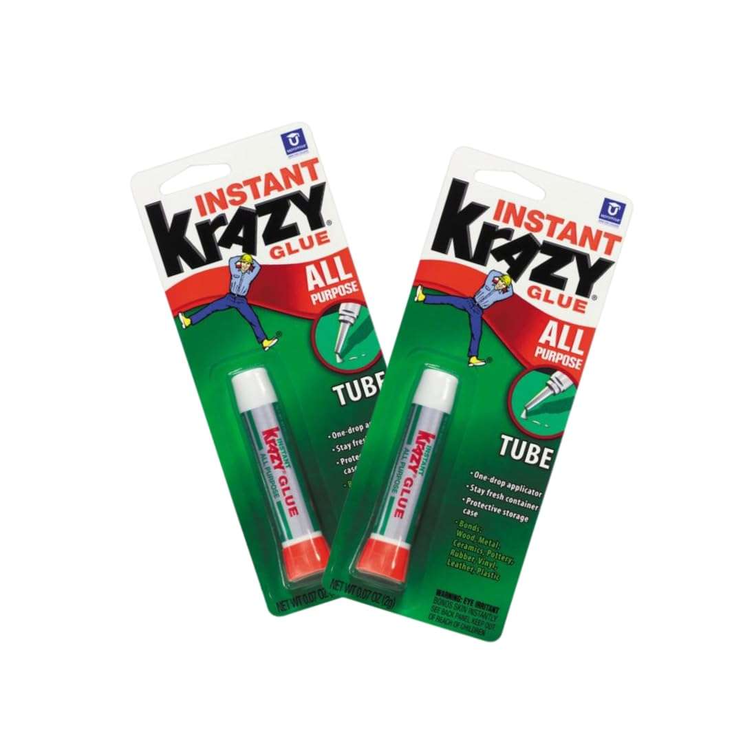 Ultra-Strong Instant Adhesive Gel – Craft Adhesive Set – Clear Glue, Strong Bond for Scrapbooking, Slime, Plastic, Paper, and Jewelry Repairs | Multipurpose Solution (Pack of 2) 1