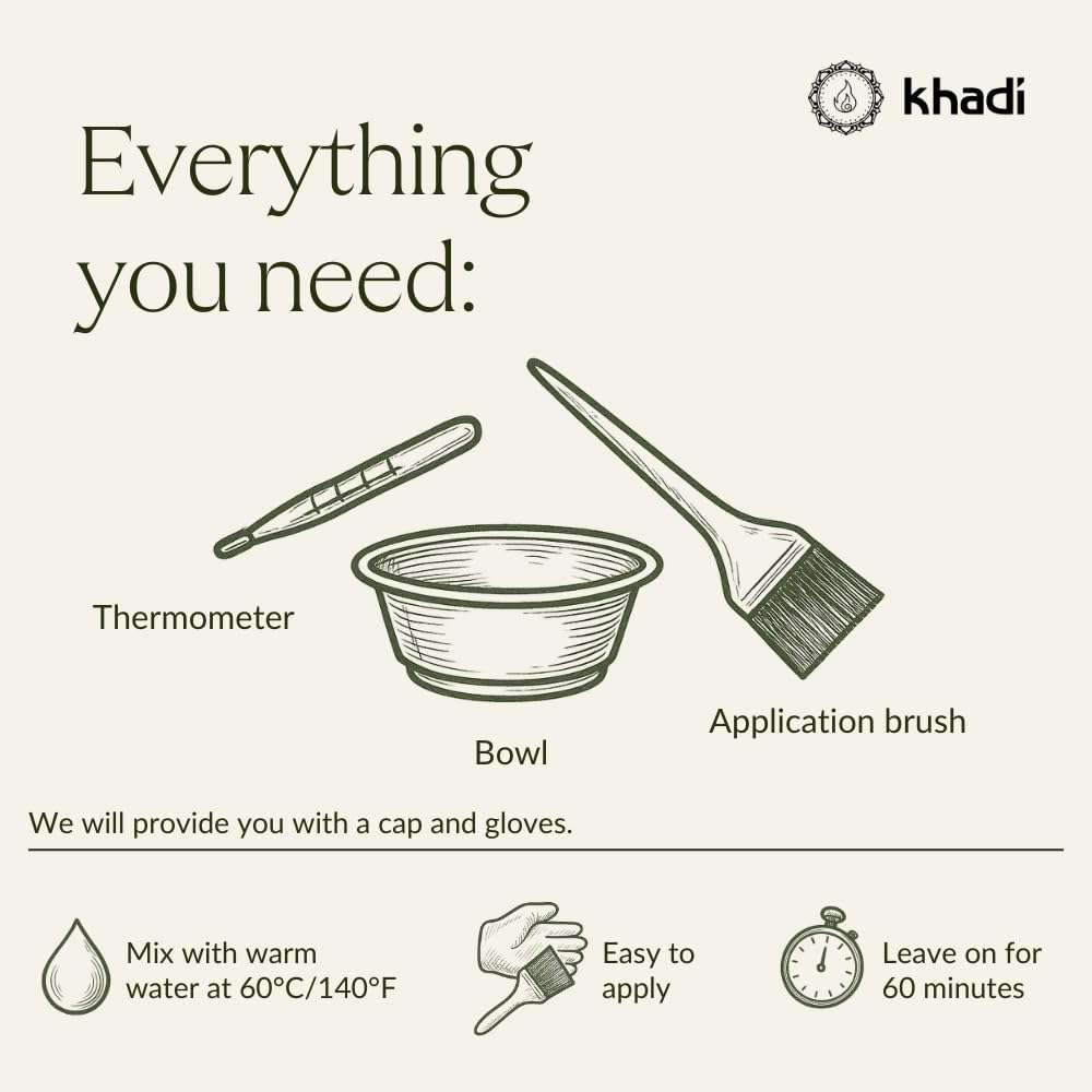 khadi Ayurvedic Natural Hair Color, 100% herbal, vegan, PPD & chemical free, certified natural cosmetics for healthy hair (CLASSIC RED, 1 Pack (1 x 3.5oz)) 5