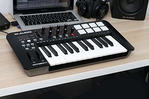 M-Audio Oxygen 25 IV | USB Keyboard and Pad MIDI Controller Featuring Pad/Velocity - Sensitive Keys 3