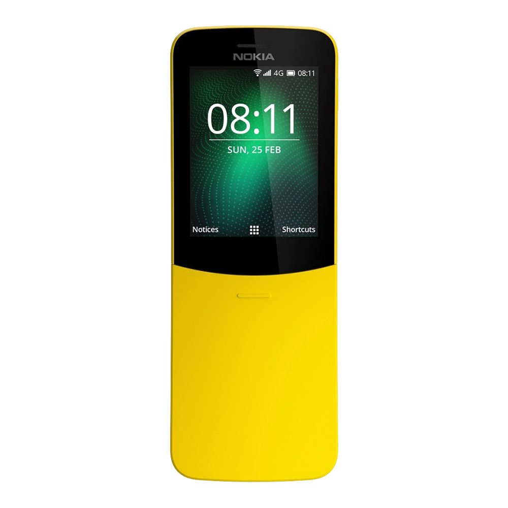 Nokia 8110 (TA-1059) 512MB/4GB 2.45-inches Factory Unlocked, International Stock (Yellow) 2