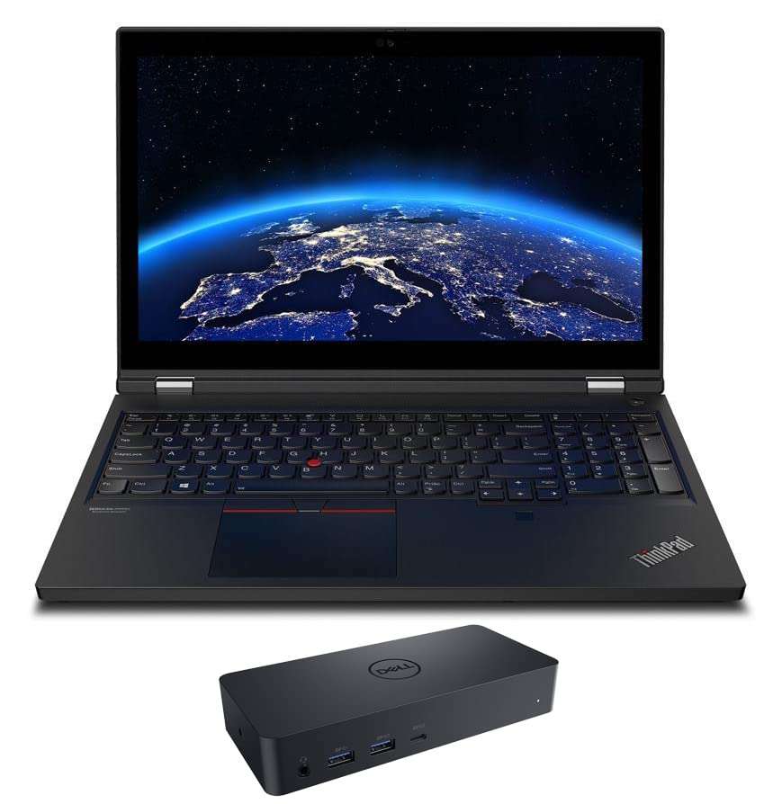 Lenovo ThinkPad P15 Workstation Laptop (Intel Xeon W-10855M 6-Core, 128GB RAM, 8TB PCIe SSD, Quadro RTX 5000 Max-Q, 15.6" 60Hz Touch 4K Ultra HD (3840x2160), Win 11 Pro) with D6000 Dock 1