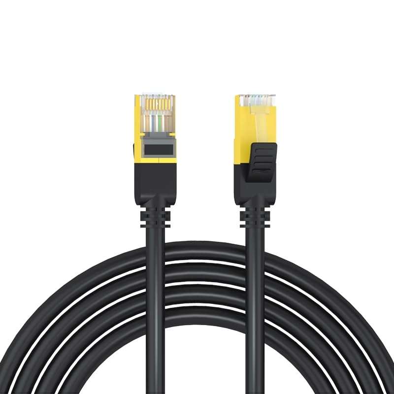 Category 7 10 Gigabit Network Cable Home Use High Speed 10 Gigabit Oxygen Free Copper Computer Network Broadband cat7 Double Shielded Project Special (25 Meters) 1