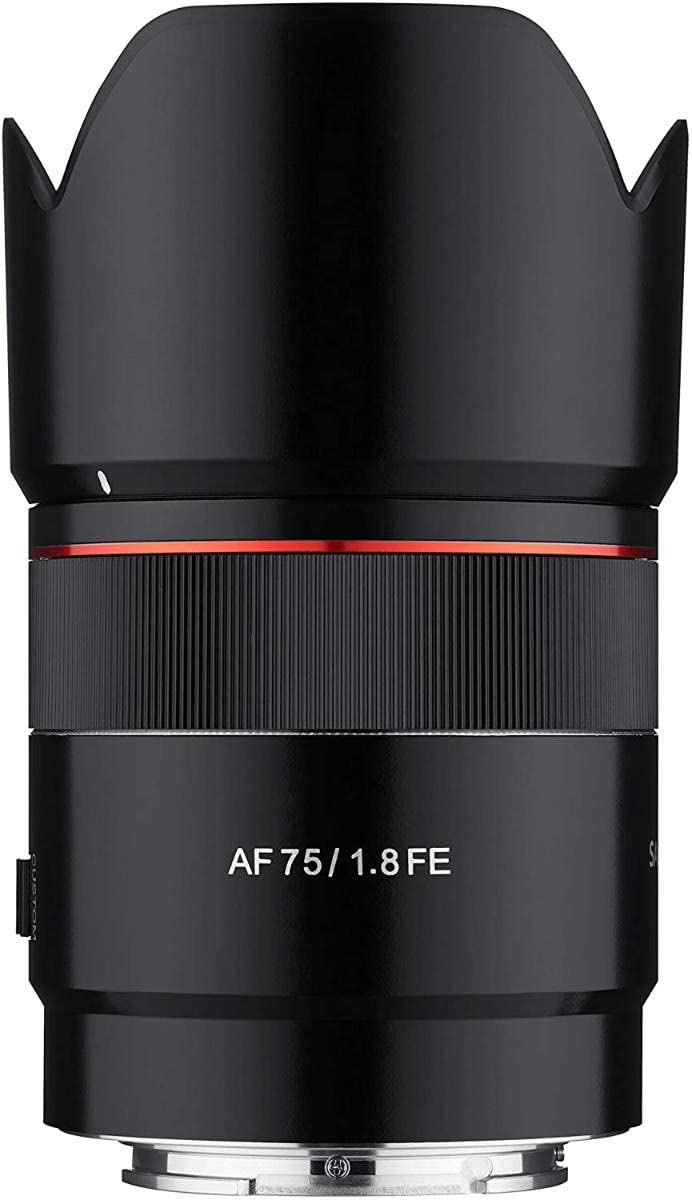 Samyang AF 75mm F1.8 Autofocus Lens for Sony FE 1