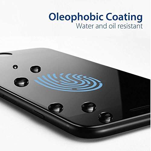 JGD PRODUCTS (Black Tempered Glass Screen Protector for Lenovo K8 Plus -Edge to Edge Full Screen Coverage 3