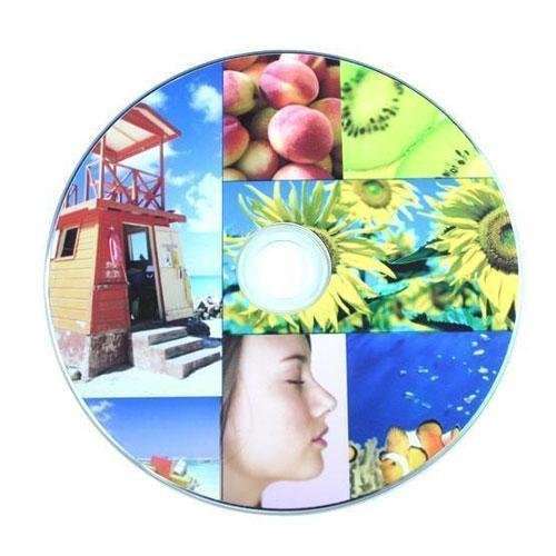 50 Ritek Ridata 52X CD-R 80min 700MB White Inkjet Hub Printable 3