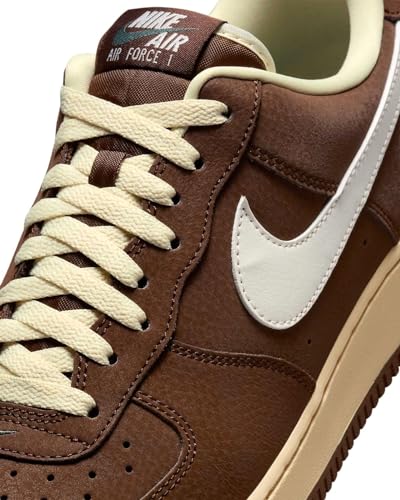 NIKE Air Force 1 '07 Men's Shoes, Cacao Wow Coconut Milk Vintage Green Sail, 9 5