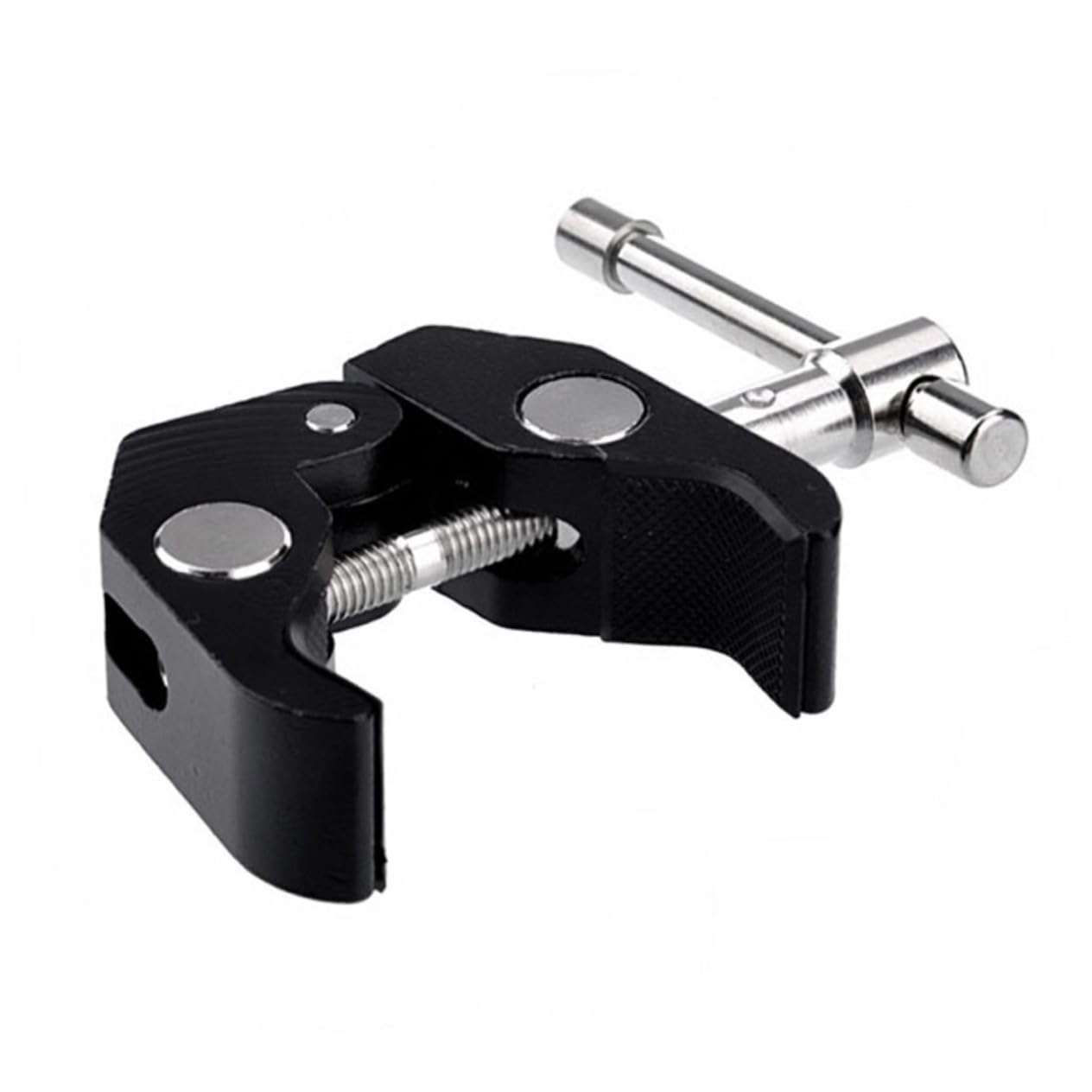 Mikikit Crab Clamp for Camera 2PCS Camera clamp Mount Flexible Camera clamp DSLR Crab Clamp for Camera Crab Clip Video Camera Monitor Metal Camera Light Clamp 6