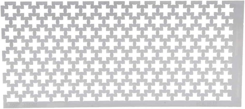 Stainless Steel Ruler 5D Square Diamond Drawing Ruler Rhinestones Dotting Point Tool Cross‑Stitch Embroidery Art Supplies Decor 1