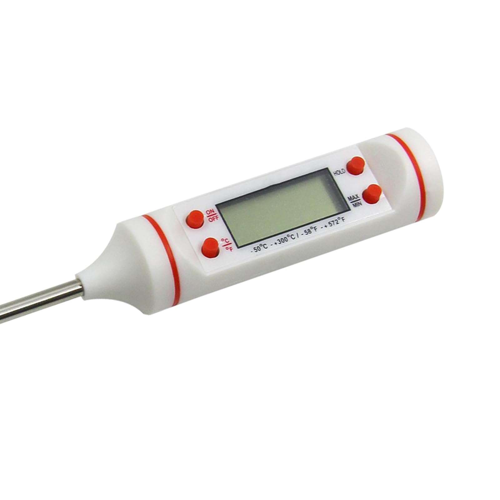 Themisto Digital LCD Cooking Food Meat Probe Kitchen BBQ Thermometer Temperature Test Pen| Instant Read (White) 5