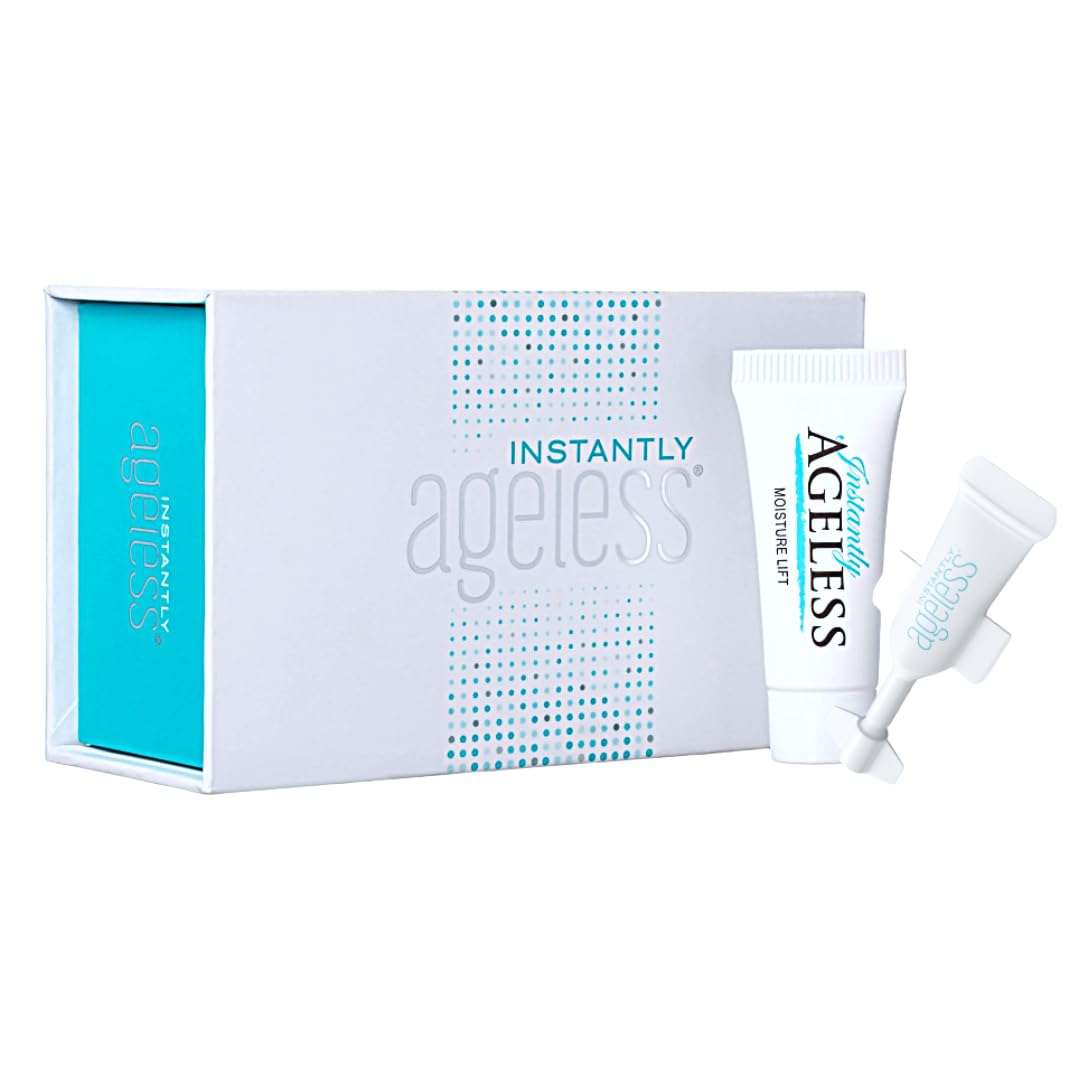 Instantly Ageless - Instant Face Lift Cream - Skin Care for Anti Aging face cream - Wrinkle Tightener - Instant Under Eye Bags Remover - Facelift in a Box of 25 Vials 1