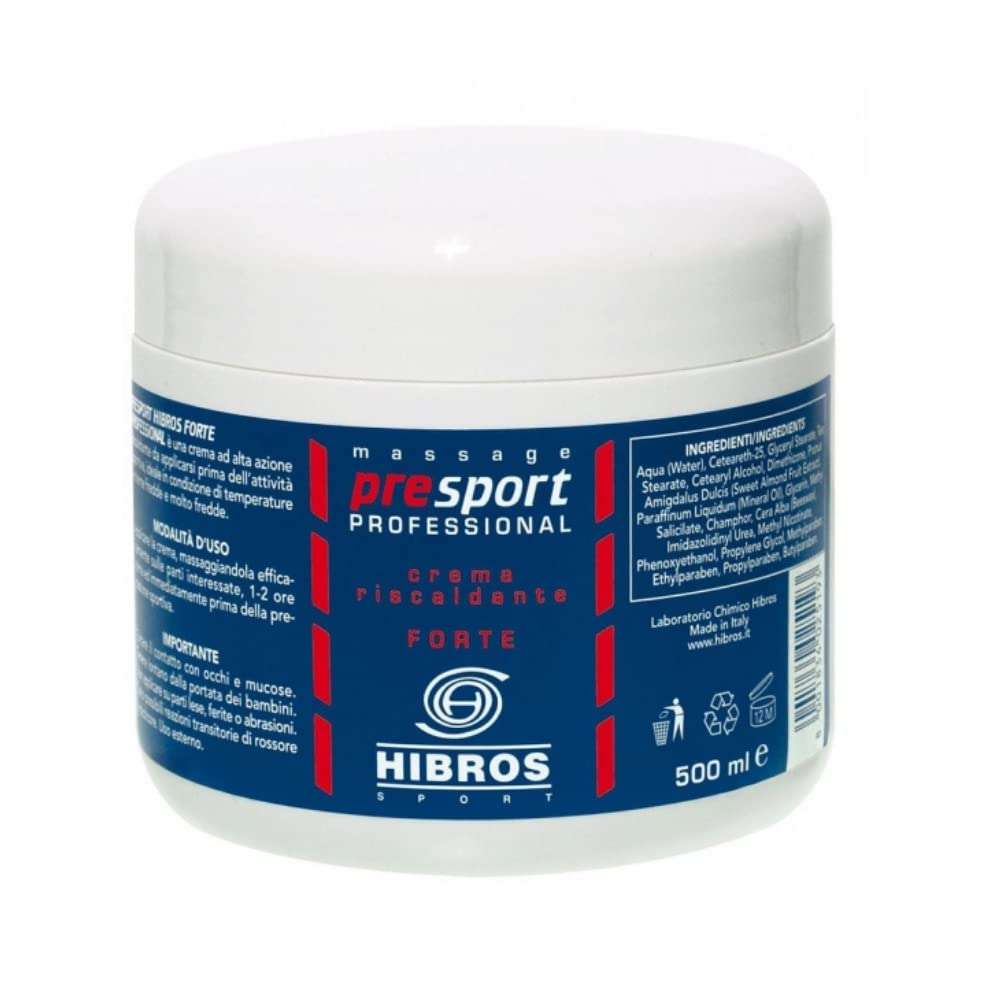 HIBROS Sport PreSport Strong Professional Warming Cream, 500ml 1