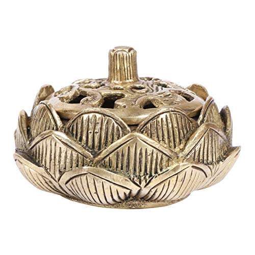 Artvarko™ Brass Incense Burner Loban Dani Holder Brass Dhoop Dani Aarti Brass Loban dhoop Dani/Dhoop Dani Burner for Home Office Temple God Puja (3x3x2.5 Inches) 2