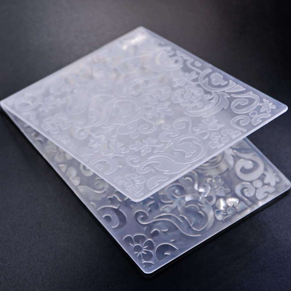 Kwan Crafts Flowers Leaves Plastic Embossing Folders for Card Making Scrapbooking and Other Paper Crafts 3040229 4