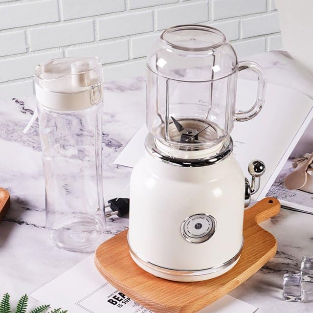 Elexiq Vintage Portable Personal Blender for Shakes Smoothies 600ml600ml w Travel Cup(portable juicer) 6