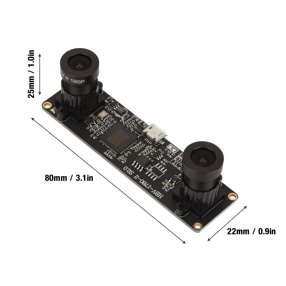 ANKROYU HBV 1780 2 Camera Module, Wide Angle Lens USB Camera Module with OV97 Chip, 1 Million Pixels 72° Imaging Module for Computer 3