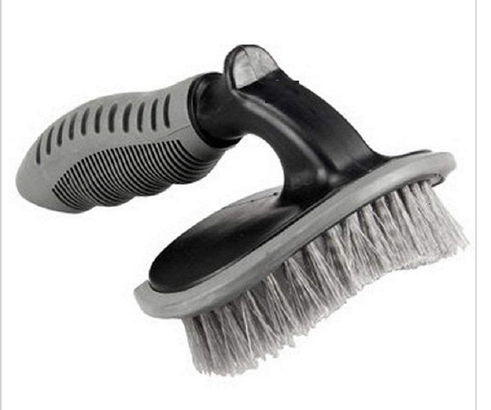 GLIVE (LABEL) Car Wheel Tire Rim Scrub Brush Hub Clean Wash Useful Brush Car Truck Motorcycle Bike Washing Cleaning Brush