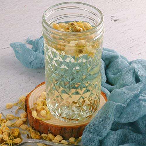 ZEPOLI - Glass Jar and Container Clear with Air Tight Lid Storage of Spices and Dry Fruit 4 pack (330 ML JAR) 4