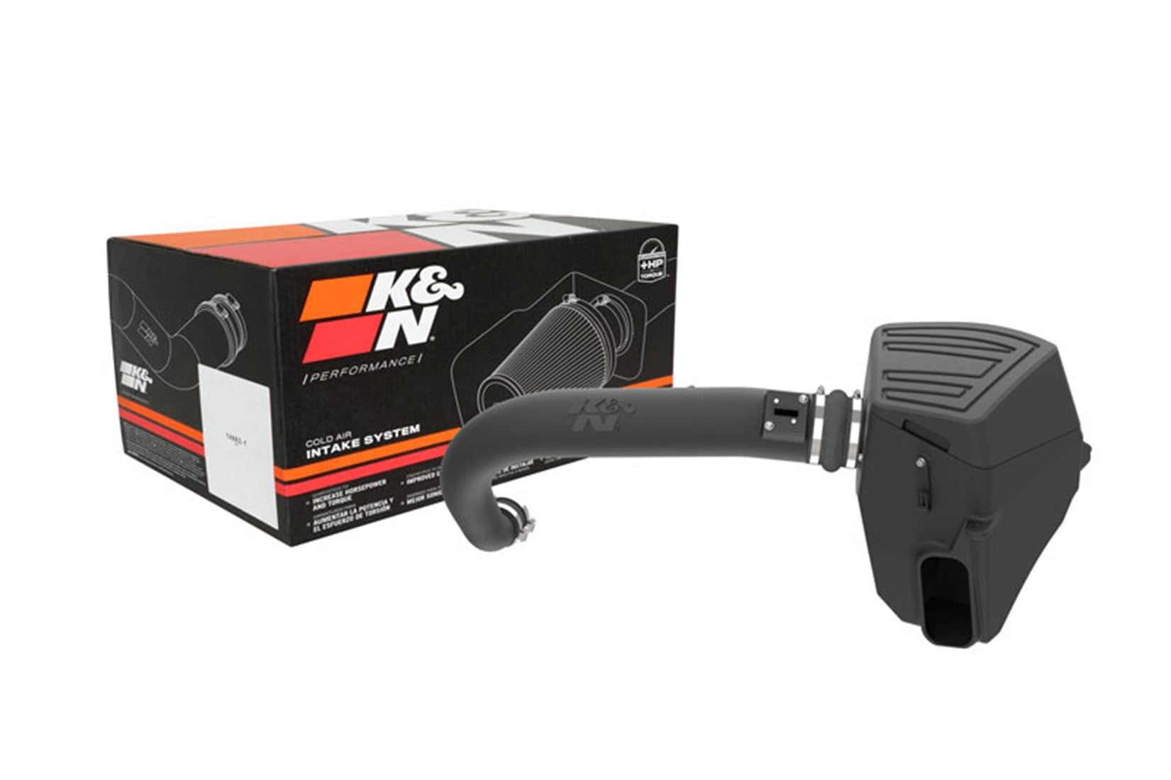 K&N Cold Air Intake System: High-Flow Air Filter, Increase Performance & Towing: Compatible with 2019-2025 Chevrolet/GMC: Silverado 1500, Sierra 1500, 63-3113 1