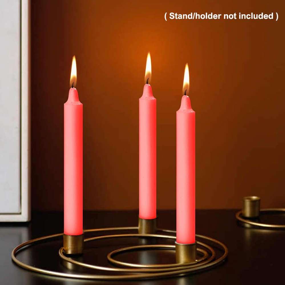 Pack of 60 Stick Candles for Home Decoration, Birthday, Diwali, Party Candle (Multicolor, Pack of 60)_166 4