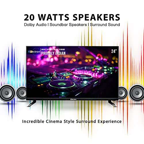 XElectron 100 cm (40 inches) Frameless S Series Full HD LED TV (40STV, Black) | Dolby Audio (A+ Grade Panel | HDR 10, 2024 Model) 4