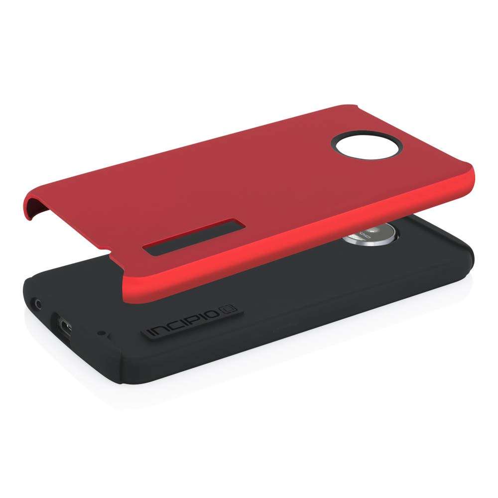 Incipio Cell Phone Case for MOTOROLA MOTO Z Droid PLAY - IRIDESCENT RED/BLACK 2