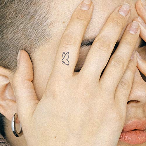 Inkbox, Temporary Tattoos, Semi Permanent Tattoo, One Premium Easy Long Lasting, Waterproof Inkbox Tattoo with For Now Ink. Lasts 1-2 Weeks, Butterfly Tattoo, Arwain, 1x1in 4