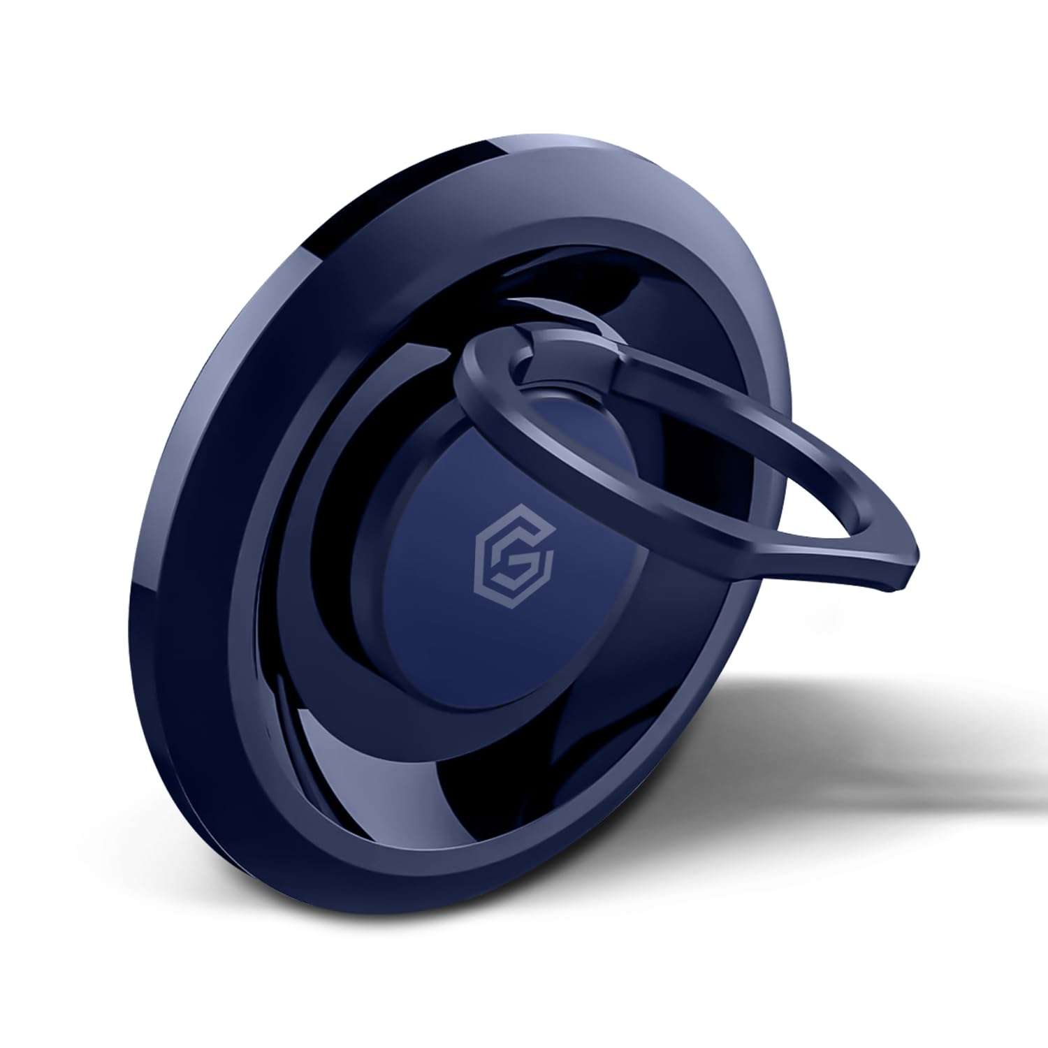 GRIPP® Mag Ring Mount MagSafe Ring Holder Compatible with iPhone 16/15/14/13/12 Series | Adjustable Kickstand Metal Magnetic Mount | MagSafe Accessories | Easily Removable Phone Holder - Blue 1