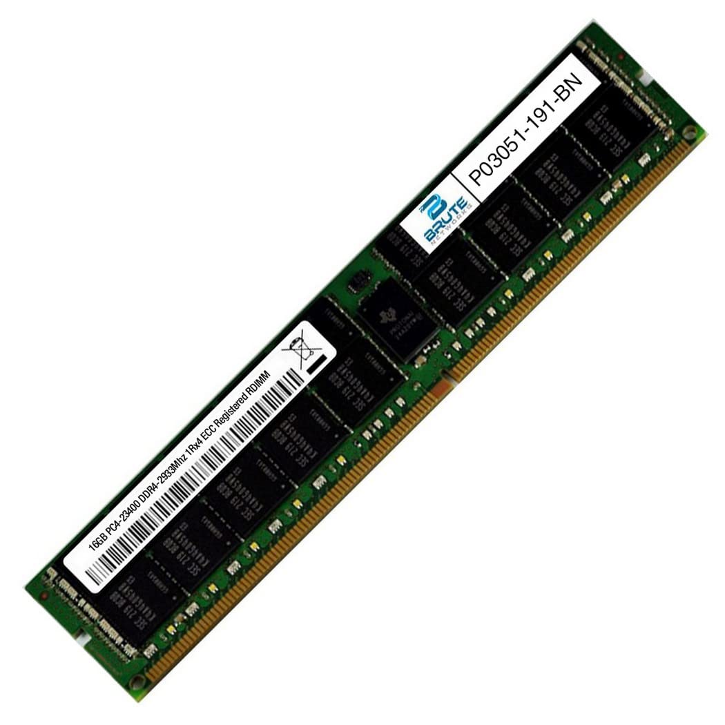 Brute Networks P03051-191-BN - 16GB DDR4-2933MHz 1Rx4 ECC Registered RDIMM (Compatible with OEM PN# P03051-191) 2