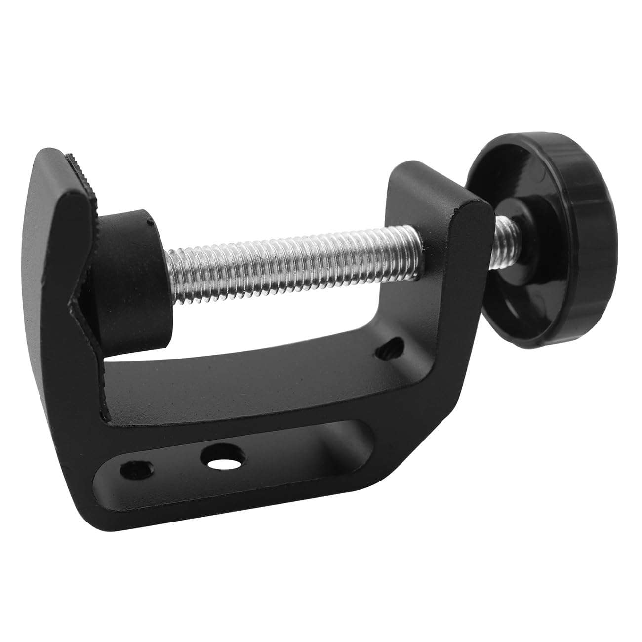 LQ Industrial Aluminum Alloy C-shaped Desktop Clamp Bracket Small Size Universal C-shaped Flash Camera Tripod Photography Stand for Desktops Office Desks Benches Workbenches and Pillars 5