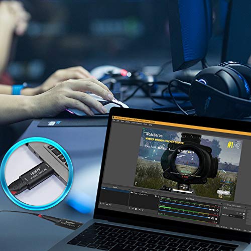 P Panoraxy Wireless Lavalier Microphone with USB USB Video Capture Card to Set Up Livestream Console，Smartphones, Record Interview, Vlogs 2